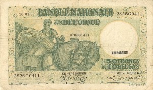 Belgium P-106 - Foreign Paper Money